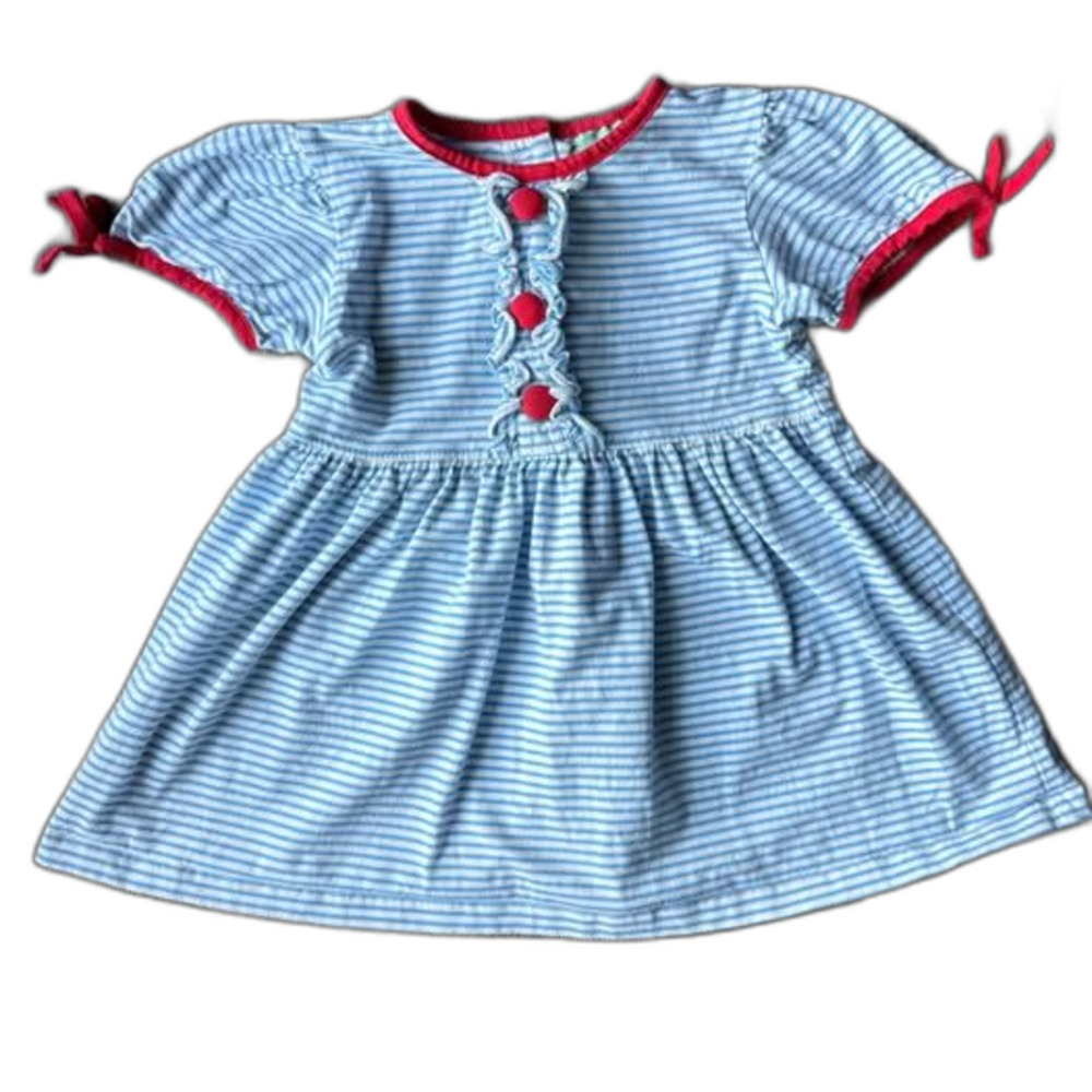 Sage & Lilly 3T dress boutique nautical patriotic blue stripes red white